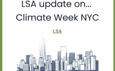 An LSA Update on Climate Week NYC